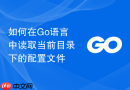 如何在go语言中读取当前目录下的配置文件