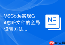 VSCode实现Git忽略文件的全局设置方法