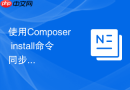 使用composer install命令同步多台服务器的依赖