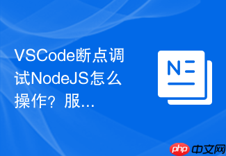 vscode断点调试nodejs怎么操作?服务端代码调试指南