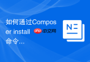 如何通过Composer install命令排查项目依赖的安全预警