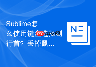 sublime怎么使用键盘选择到行首?丢掉鼠标的极速操作