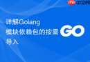 详解golang模块依赖包的按需导入