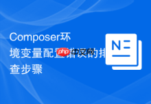 Composer环境变量配置错误的排查步骤