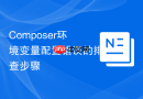 Composer环境变量配置错误的排查步骤