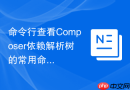命令行查看Composer依赖解析树的常用命令