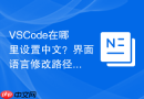 VSCode在哪里设置中文？界面语言修改路径