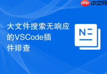 大文件搜索无响应的VSCode插件排查