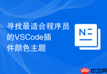 寻找最适合程序员的VSCode插件颜色主题