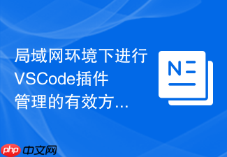 局域网环境下进行vscode插件管理的有效方案
