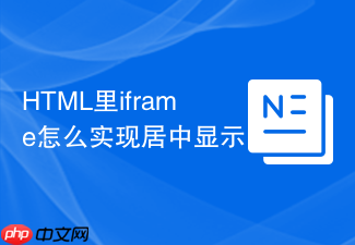 html里iframe怎么实现居中显示