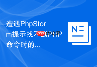 遭遇phpstorm提示找不到php命令时的应对办法