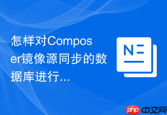 怎样对composer镜像源同步的数据库进行索引优化