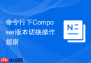 命令行下composer版本切换操作指南