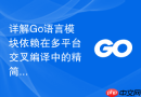 详解Go语言模块依赖在多平台交叉编译中的精简