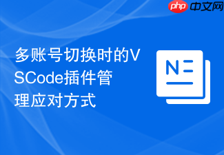 多账号切换时的vscode插件管理应对方式