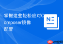 掌握这些轻松应对Composer镜像配置