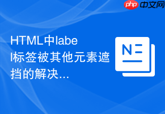 html中label标签被其他元素遮挡的解决办法