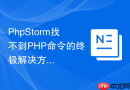 PhpStorm找不到PHP命令的终极解决方案