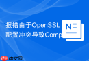 报错由于openssl配置冲突导致composer install命令挂起怎么办？