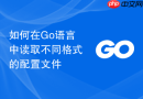 如何在go语言中读取不同格式的配置文件