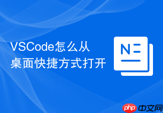 vscode怎么从桌面快捷方式打开