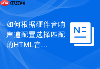 如何根据硬件音响声道配置选择匹配的html音频处理函数工具