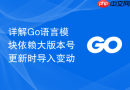详解Go语言模块依赖大版本号更新时导入变动