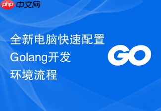 全新电脑快速配置golang开发环境流程