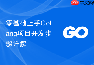 零基础上手golang项目开发步骤详解