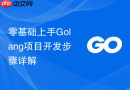 零基础上手Golang项目开发步骤详解