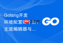 golang开发环境配置哪个好？主流编辑器与工具链推荐
