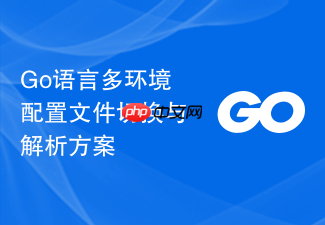 go语言多环境配置文件切换与解析方案