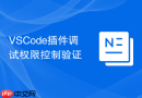 vscode插件调试权限控制验证