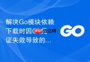 解决Go模块依赖下载时因Git凭证失效导致的阻碍