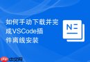 如何手动下载并完成vscode插件离线安装