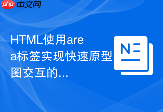 html使用area标签实现快速原型图交互的步骤