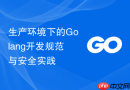 生产环境下的golang开发规范与安全实践