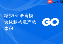 减少Go语言模块依赖构建产物体积