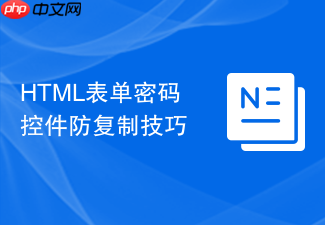 html表单密码控件防复制技巧