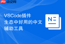 VSCode插件生态中好用的中文辅助工具
