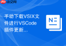 手动下载vsix文件进行vscode插件更新的操作步骤