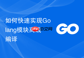 如何快速实现golang模块离线编译