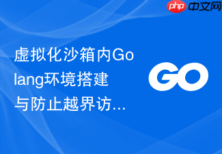 虚拟化沙箱内golang环境搭建与防止越界访问的安全编译
