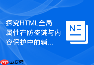 探究html全局属性在防盗链与内容保护中的辅助实现