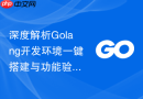深度解析Golang开发环境一键搭建与功能验证
