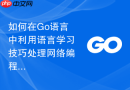 如何在Go语言中利用语言学习技巧处理网络编程中的半包与粘包