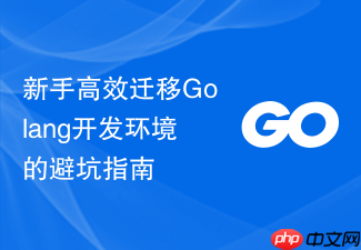 新手高效迁移golang开发环境的避坑指南