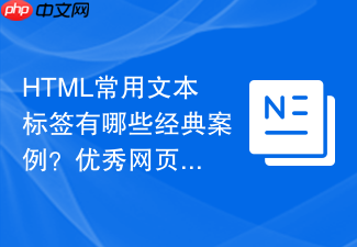 html常用文本标签有哪些经典案例?优秀网页文本排版分析