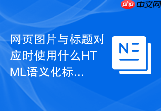 网页图片与标题对应时使用什么html语义化标签